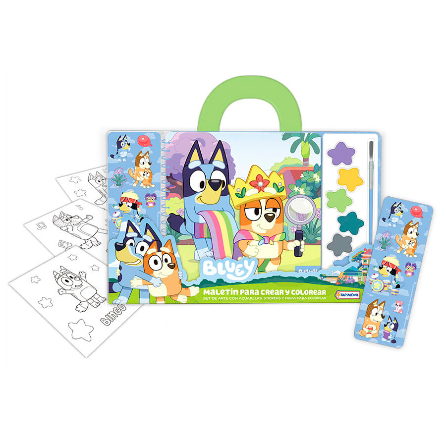 Maletín Para Dibujar Y Pintar Bluey