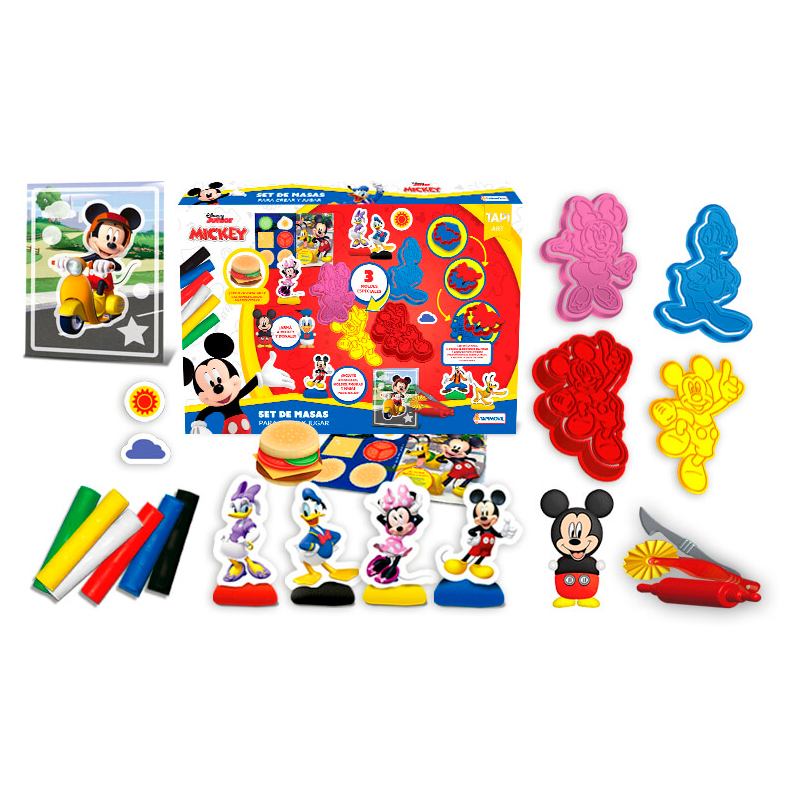 Set De Masas Y Moldes 3D Mickey