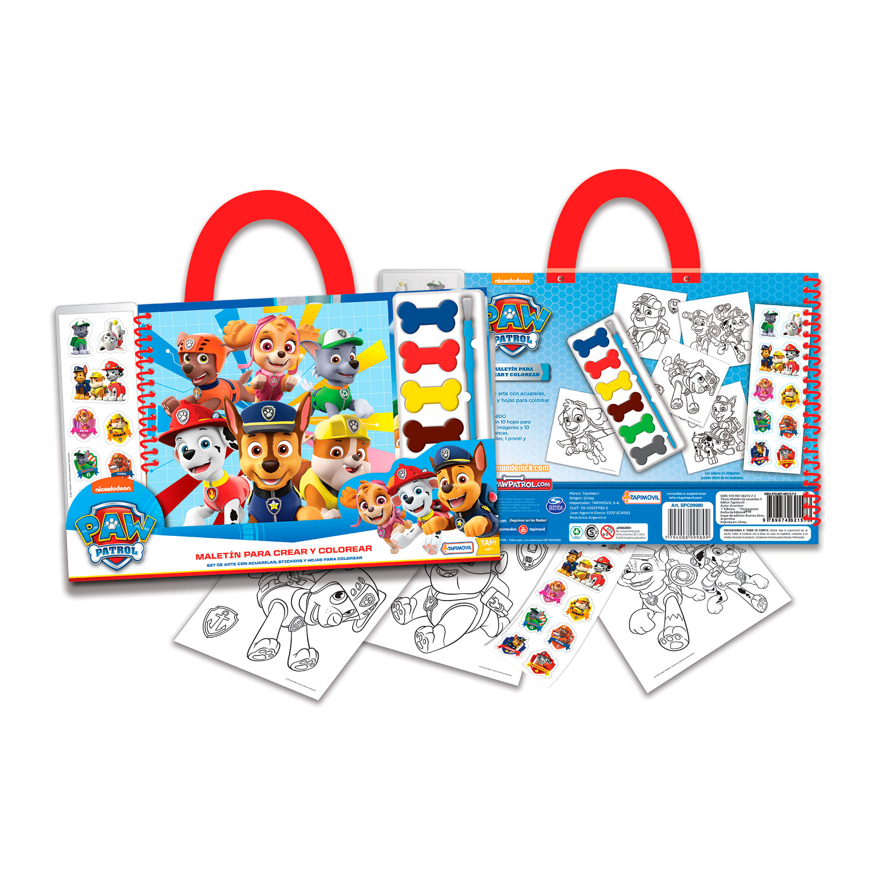 Maletín para Crear Y Colorear Paw Patrol