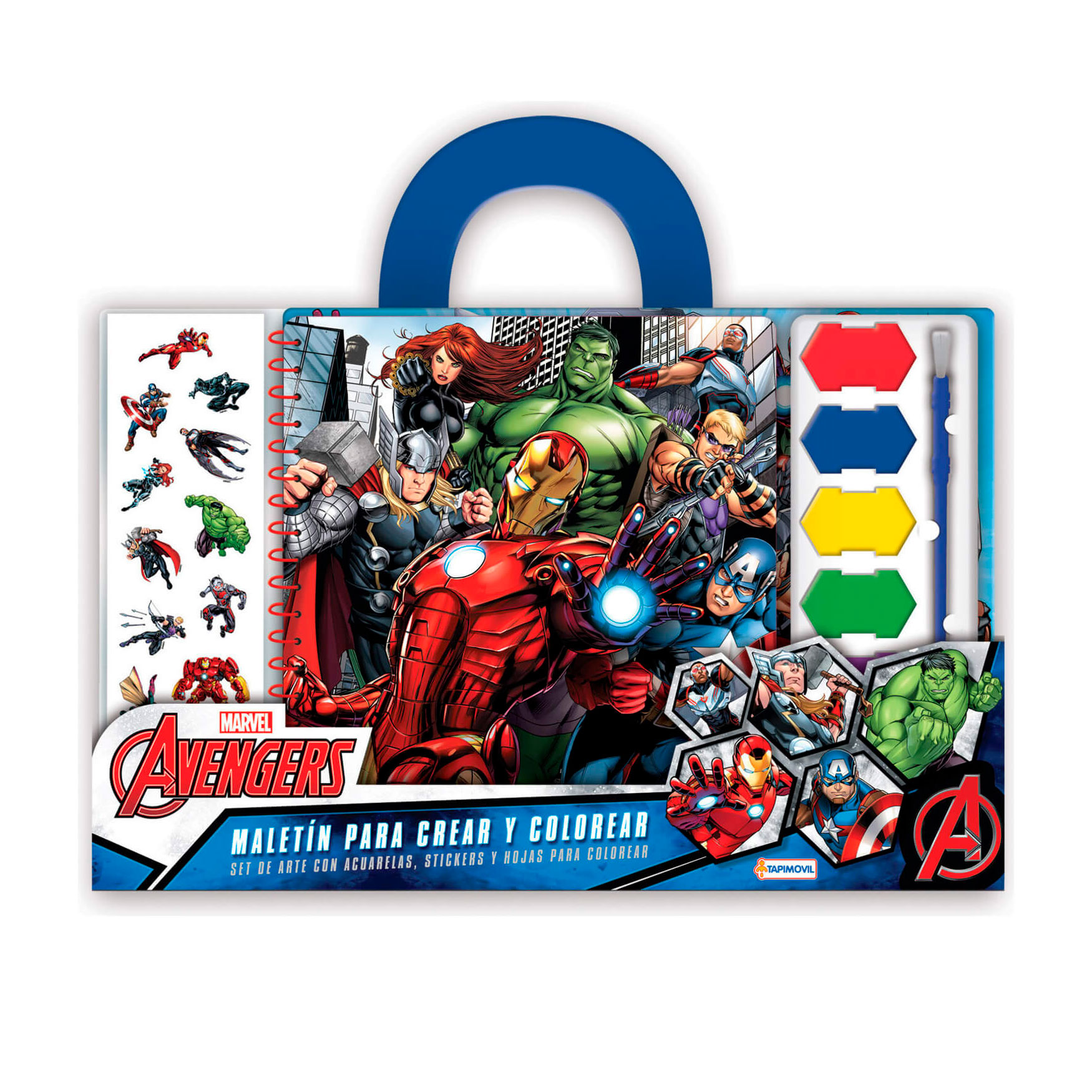 Maletín De Acuarelas Advengers