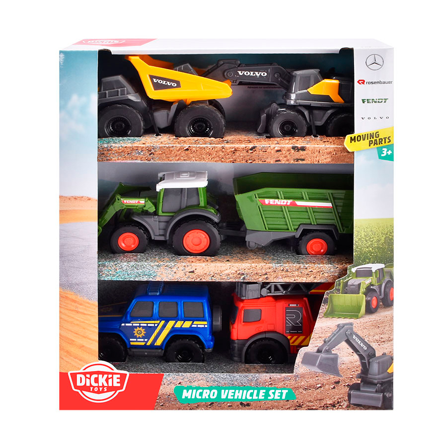 Set De Vehiculos De Rescate Dickie