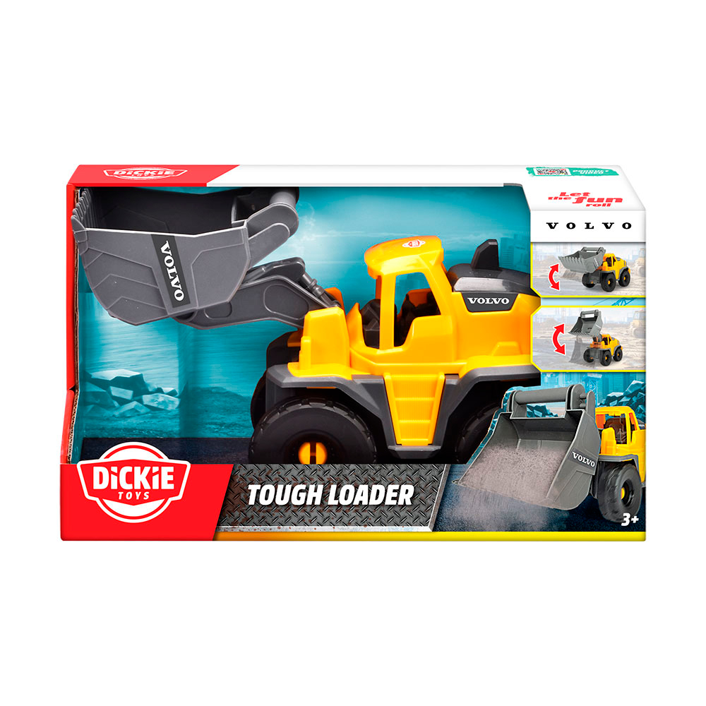 Cargadora De Ruedas Volvo con Luz Y Sonido 26 Cm