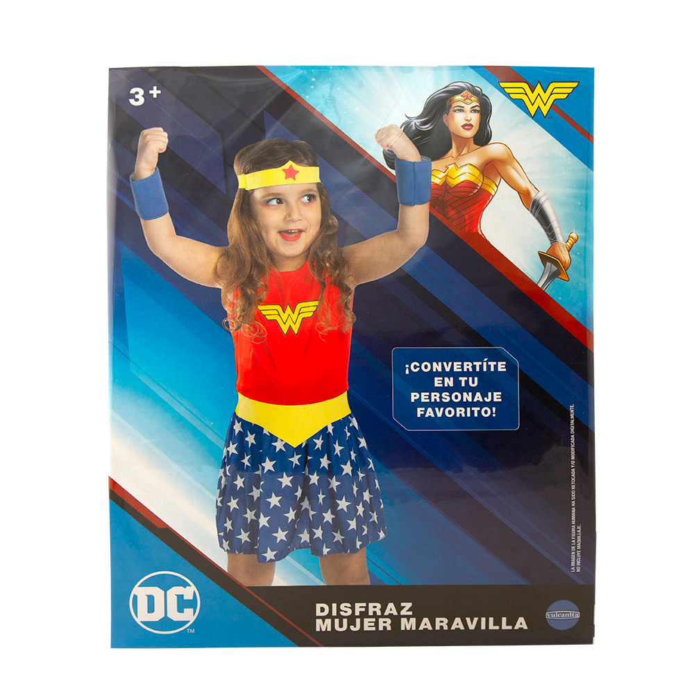 Disfraz Mujer Maravilla Talle 2