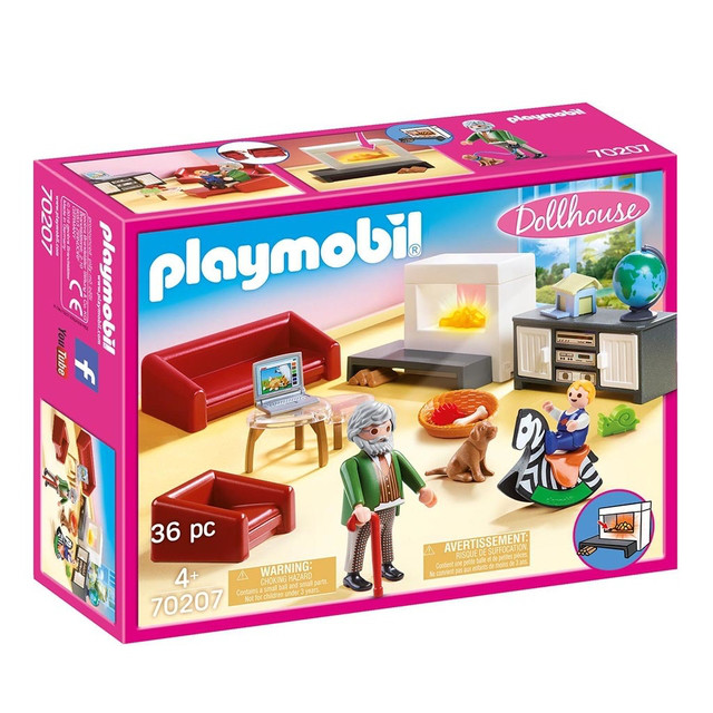 Juego Sala de Estar 36 Piezas Playmobil