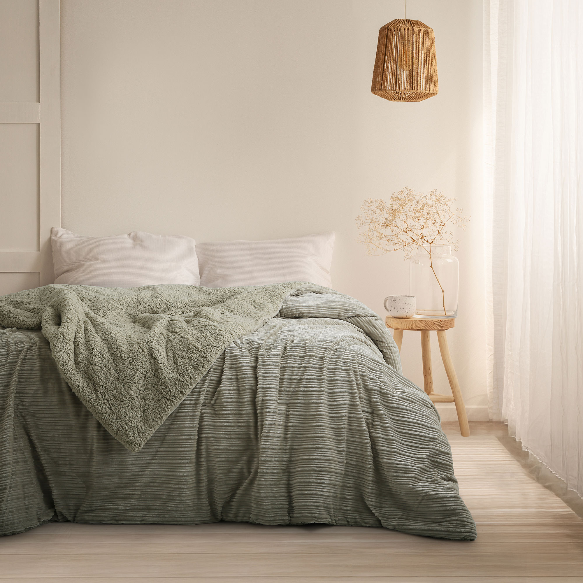 Acolchado Poliéster Palette Verde Salvia 240x240