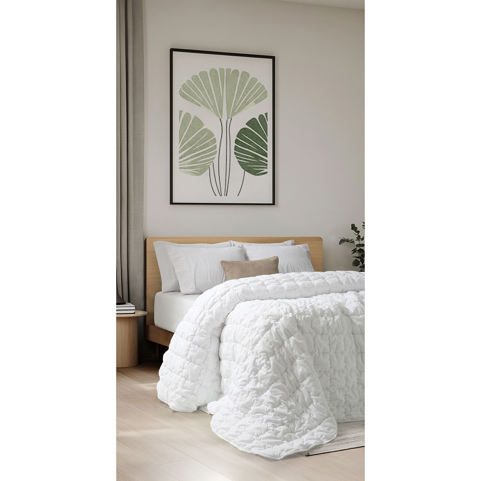 Acolchado Poliéster Palette Blanco 240x240