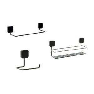 Set de Baño 3 Piezas Termoplástico y Acero Metaltru