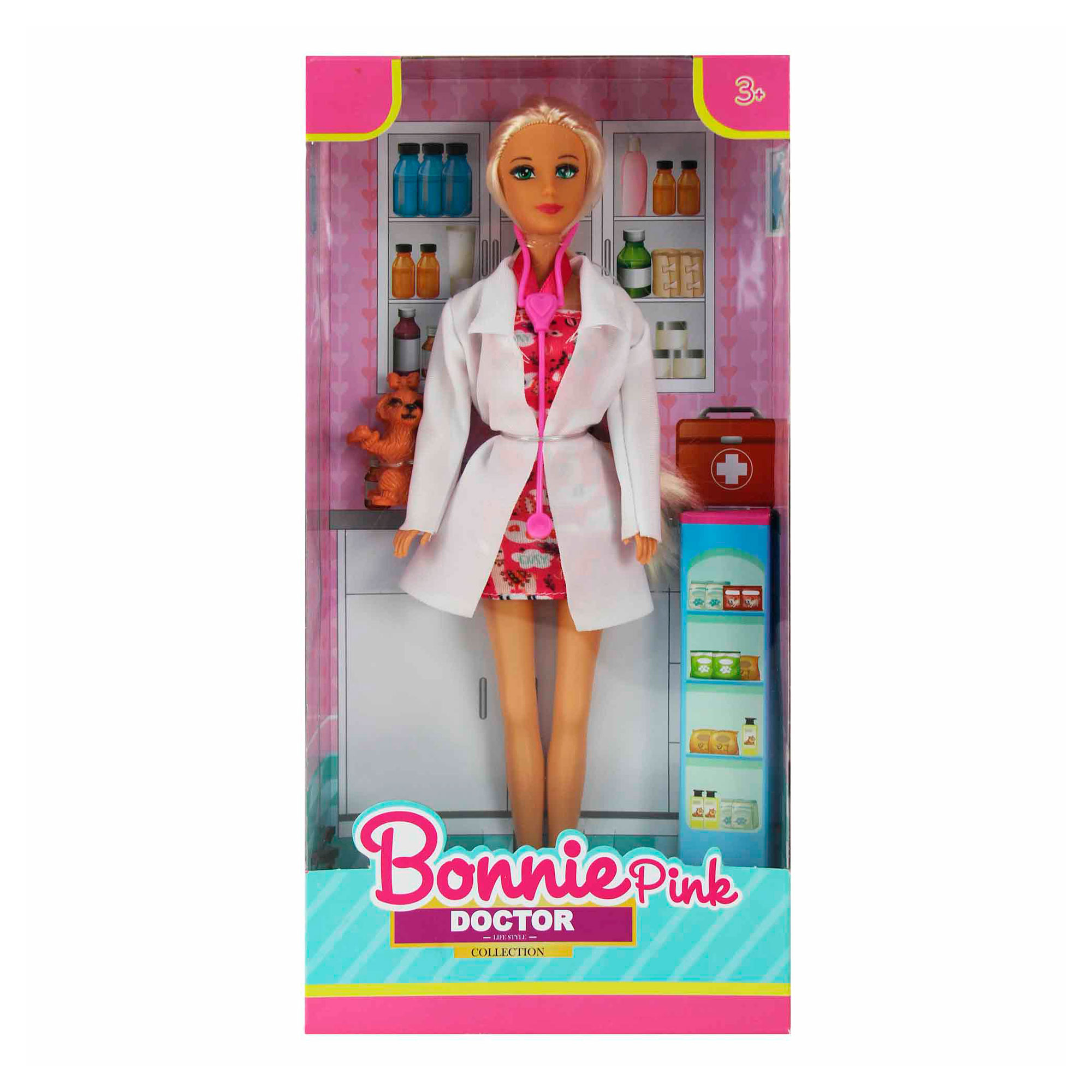 Muñeca Fashion Doctora Bonnie Pink