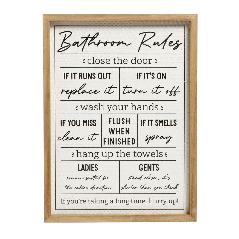 Cuadro Rules 28x38Cm