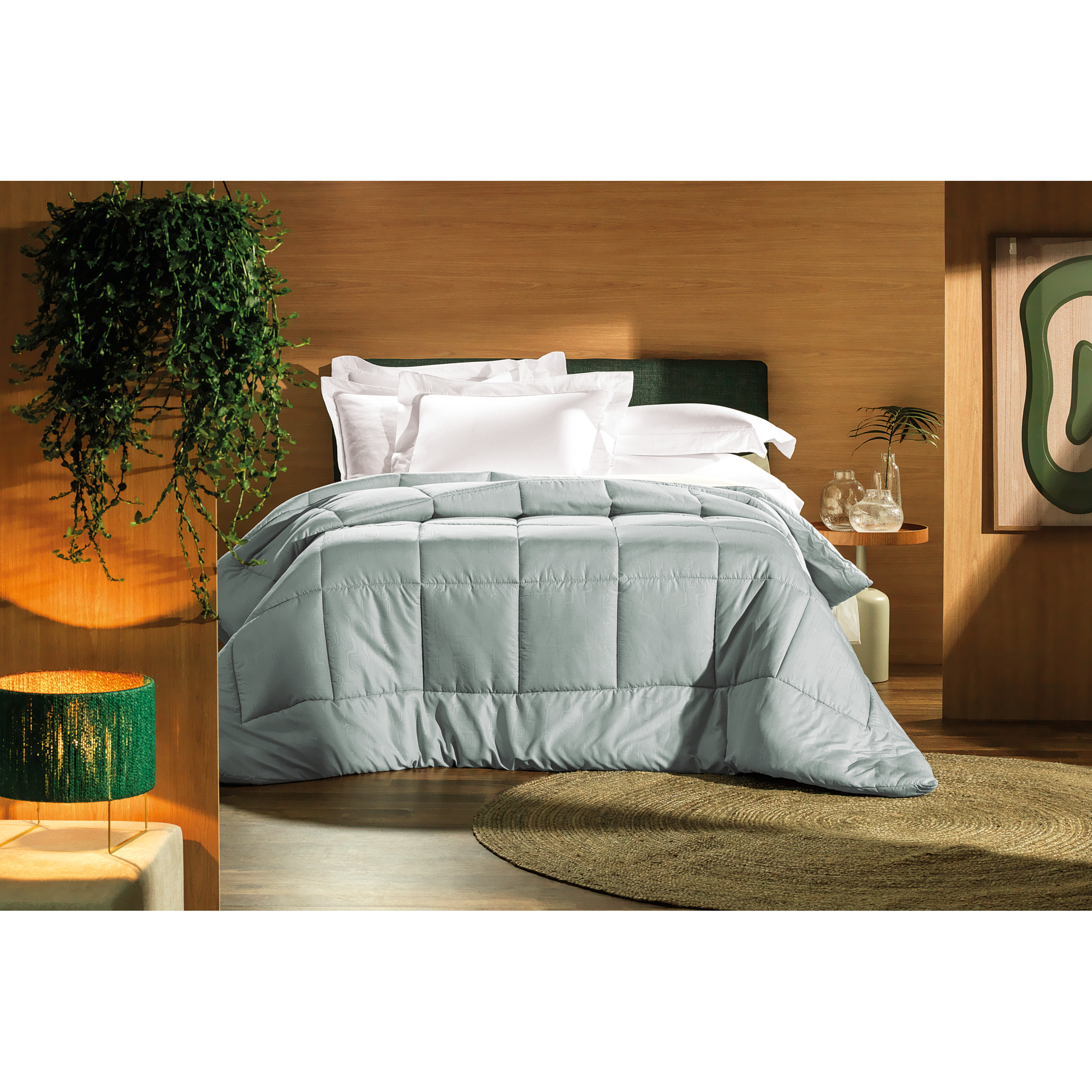 Acolchado Poliéster Sueño Intenso Sauge 170x240