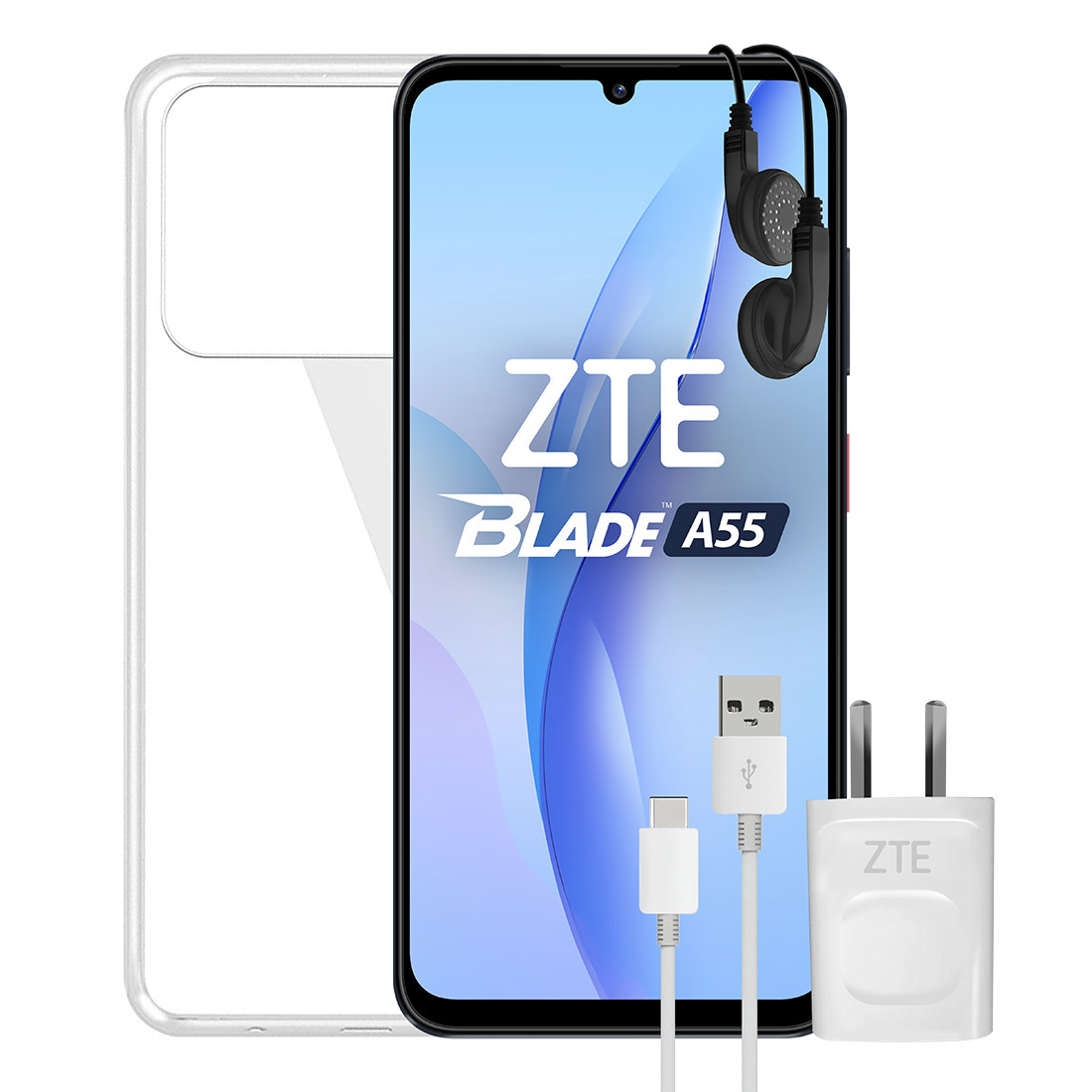 Celular ZTE Blade A55 128GB Negro