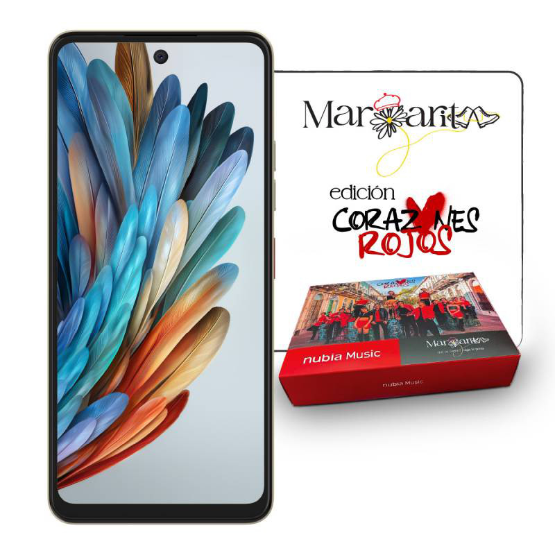 Celular Nubia Music 128GB Rojo