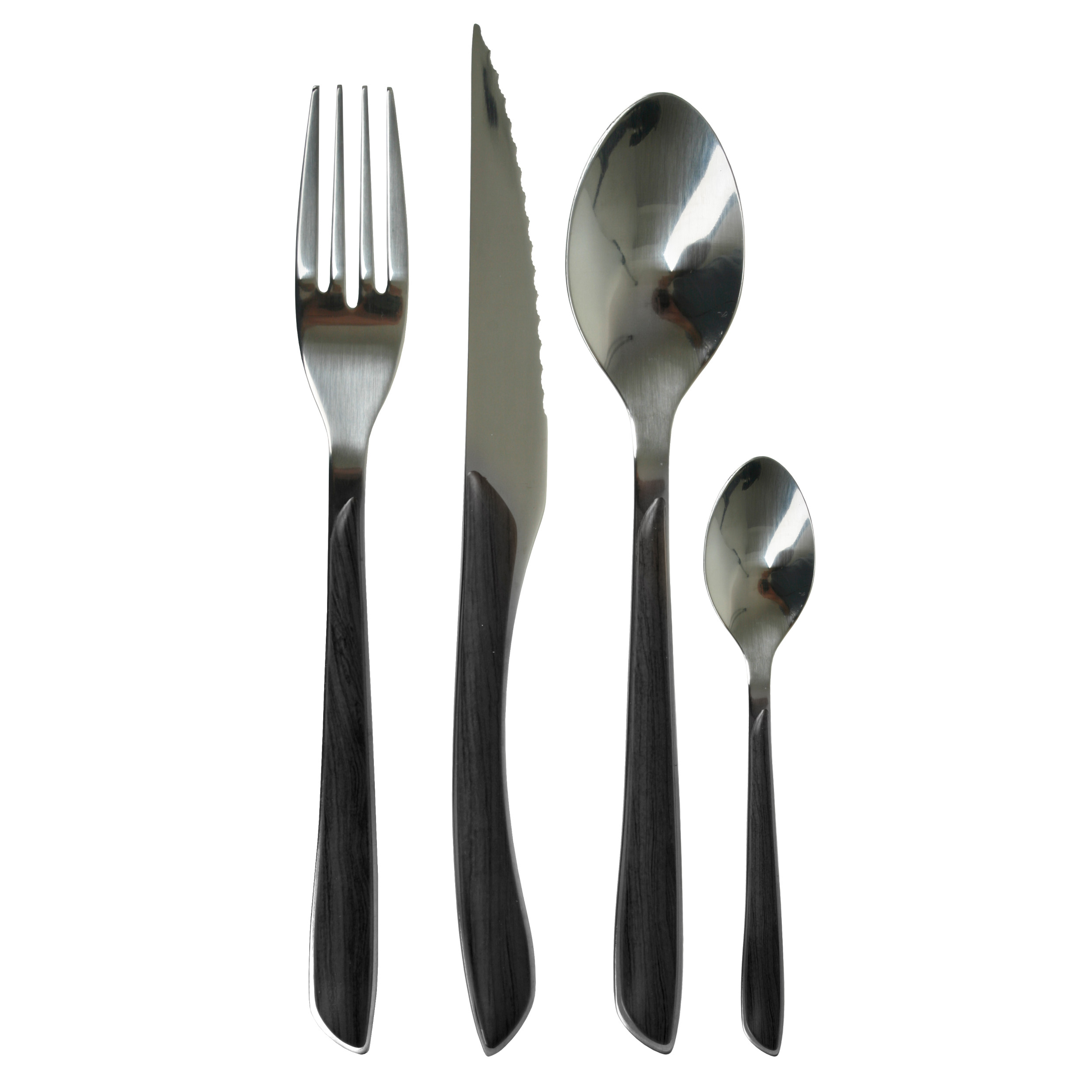 Juego de Cubiertos Amefa 16 Piezas Negro