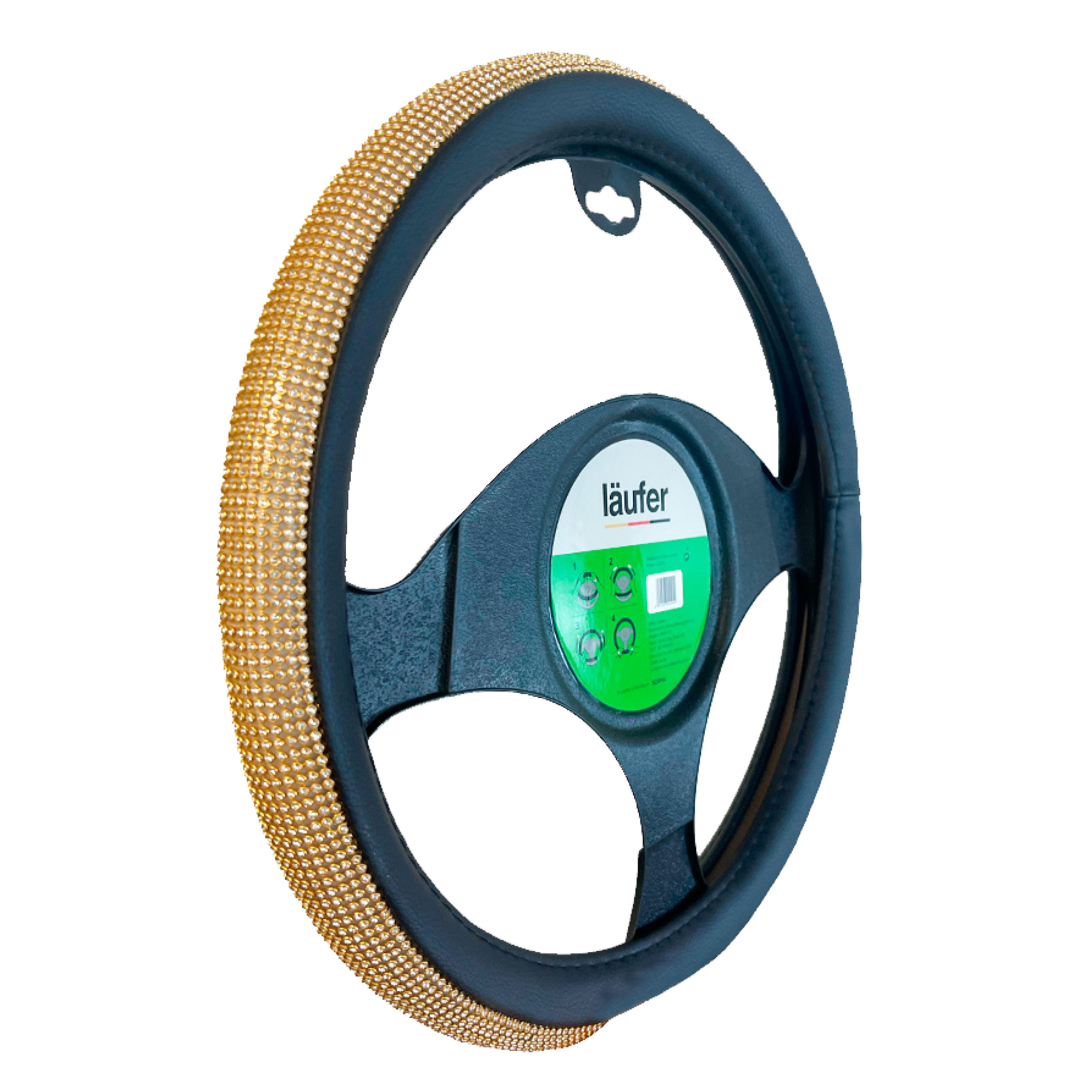 Cubre Volante Laufer Glitter Dorado 44066-G