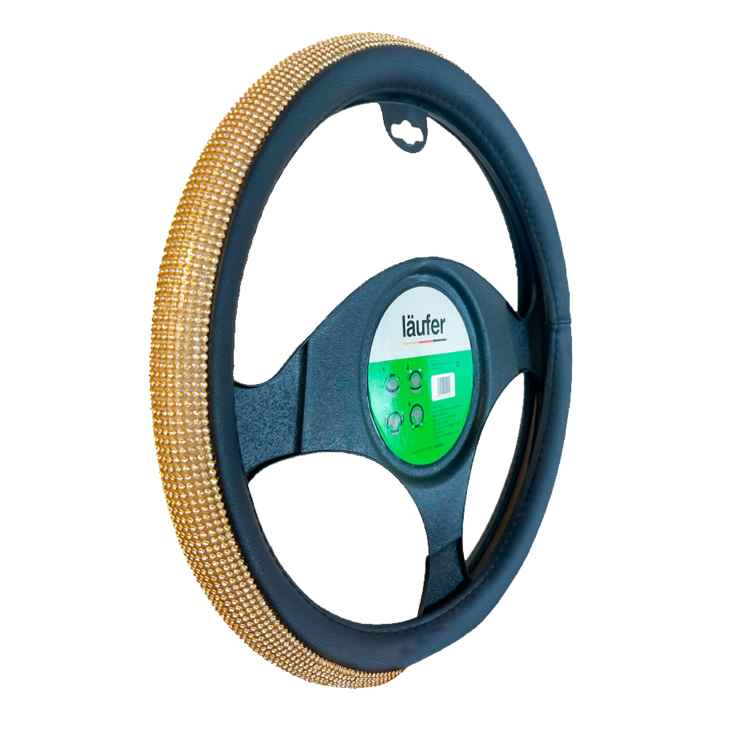 Cubre Volante Laufer Glitter Dorado 44494-G