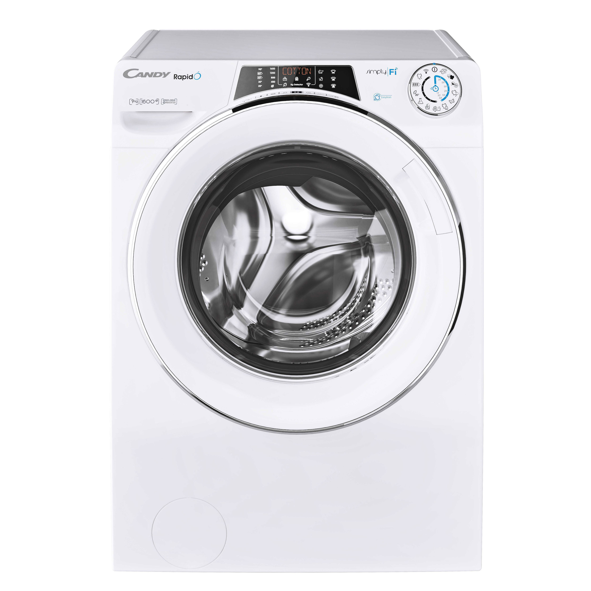 Lavarropas Inverter Candy Carga Frontal 9 Kg RO1696DWH7