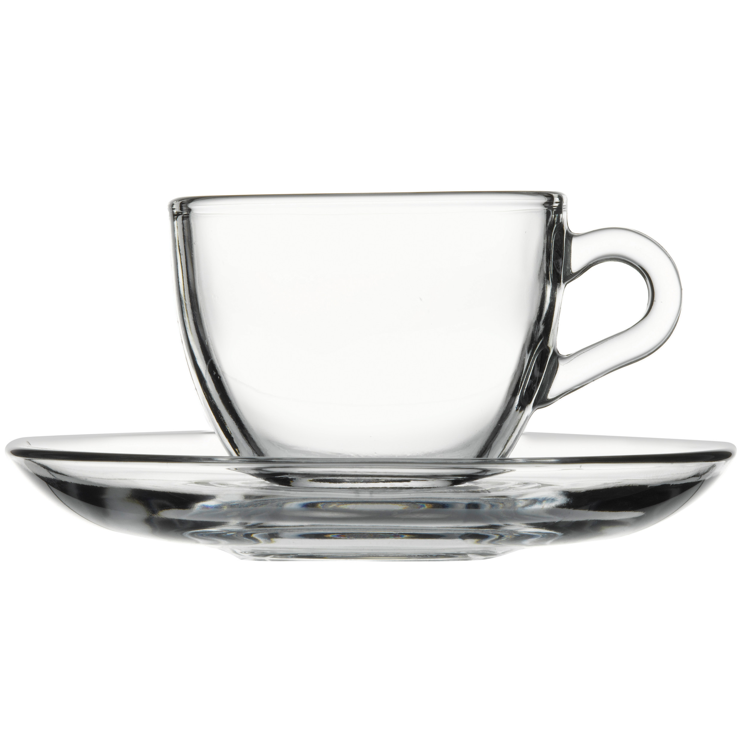 Juego de Tazas con Plato x6 Unid. Pasabahce 85 Ml