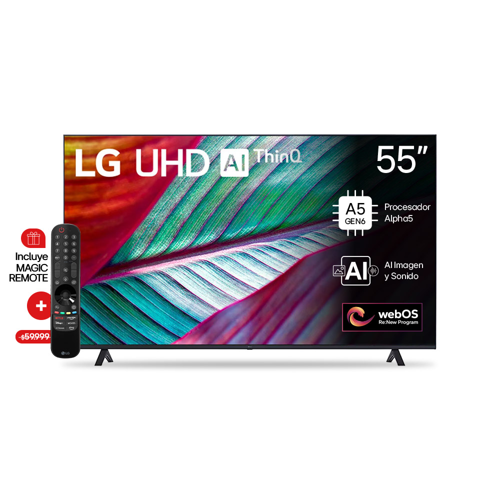 Tv 55" LG 4K UHD WebOS 55UR8750PSA