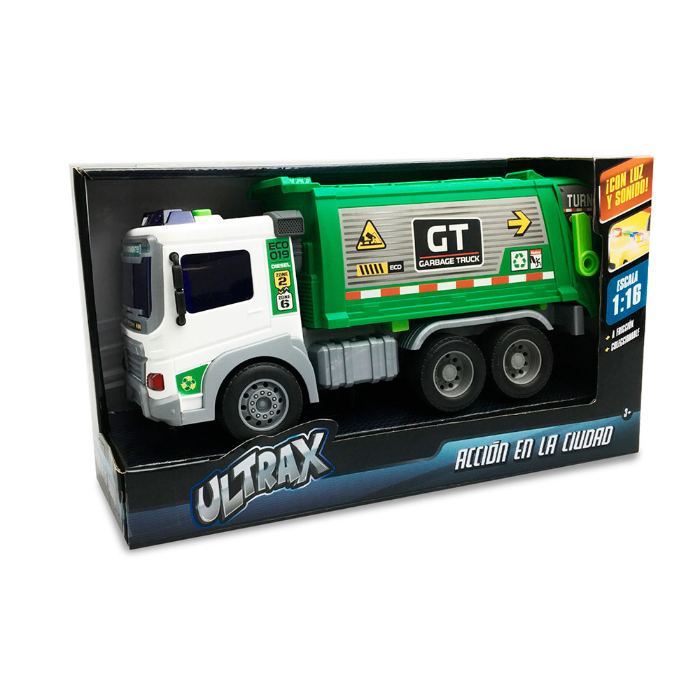 Camión de Basura con Luz y Sonido Ultrax