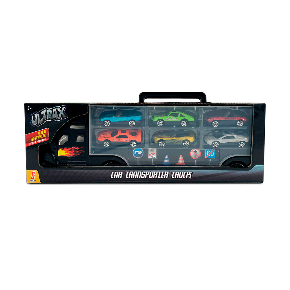 Camión con Autitos 13 Piezas Ultrax