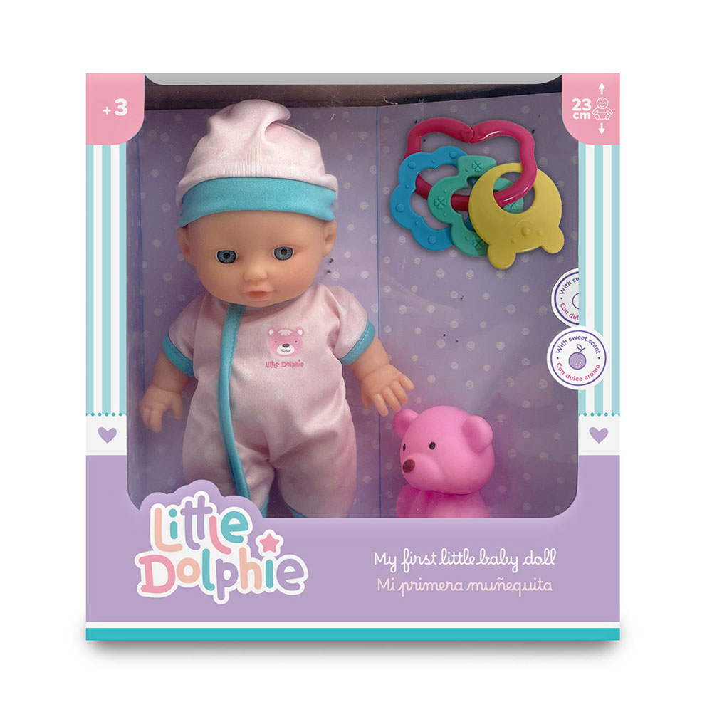 Muñeca con Accesorios Little Dolphie