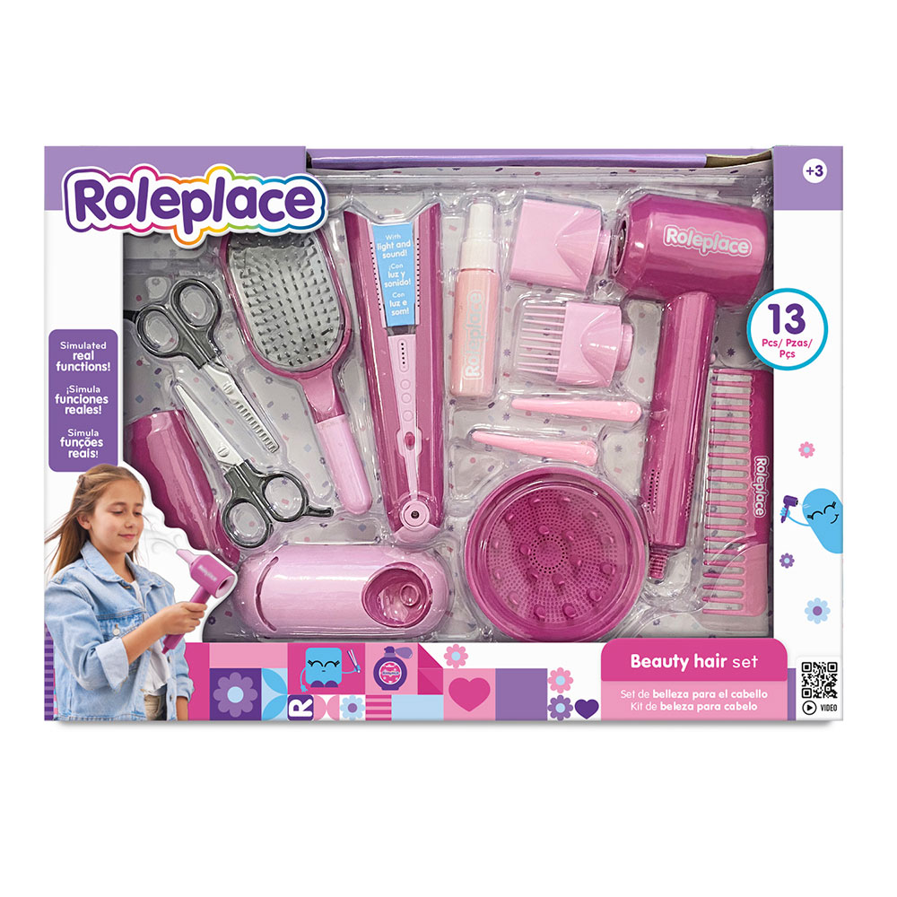 Juego de Peinado Luz y Sonido Roleplace