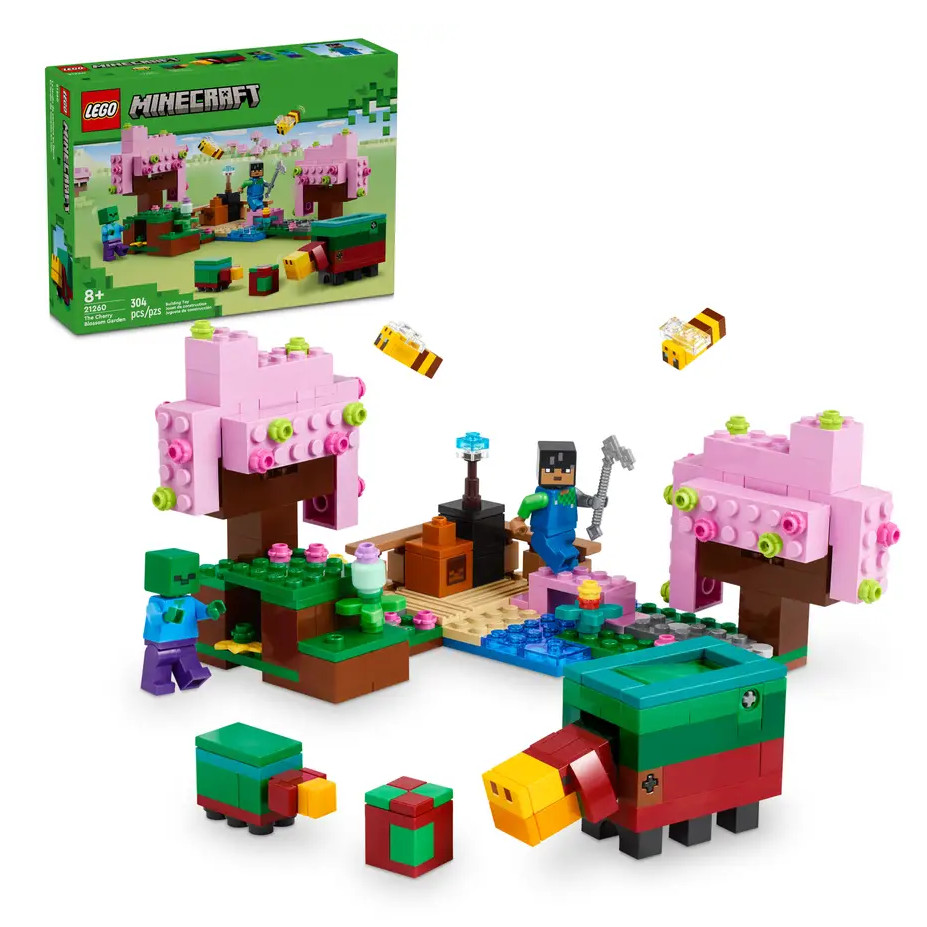 Jardín Cerezos Flor Lego 304 Piezas