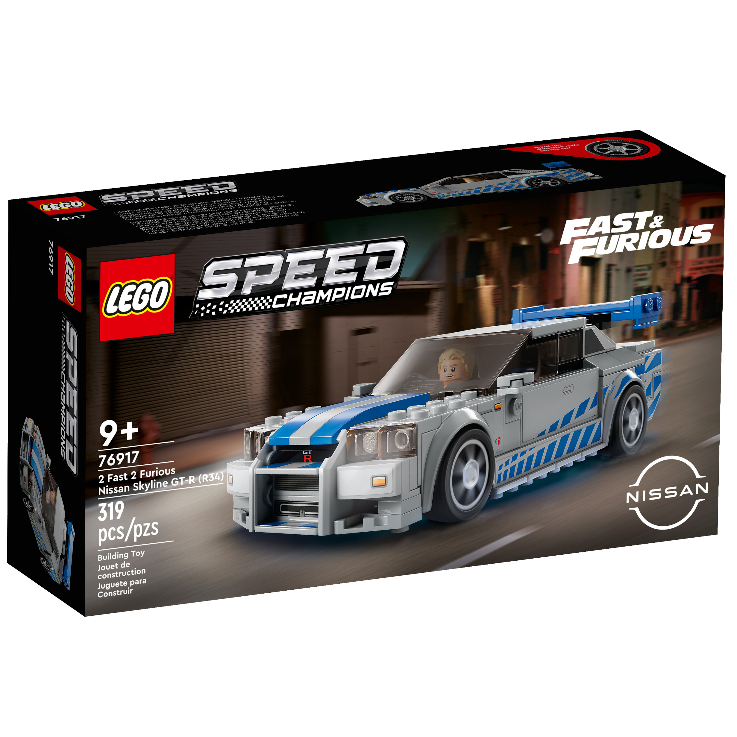 Auto Nissan Skyline Lego 319 Piezas