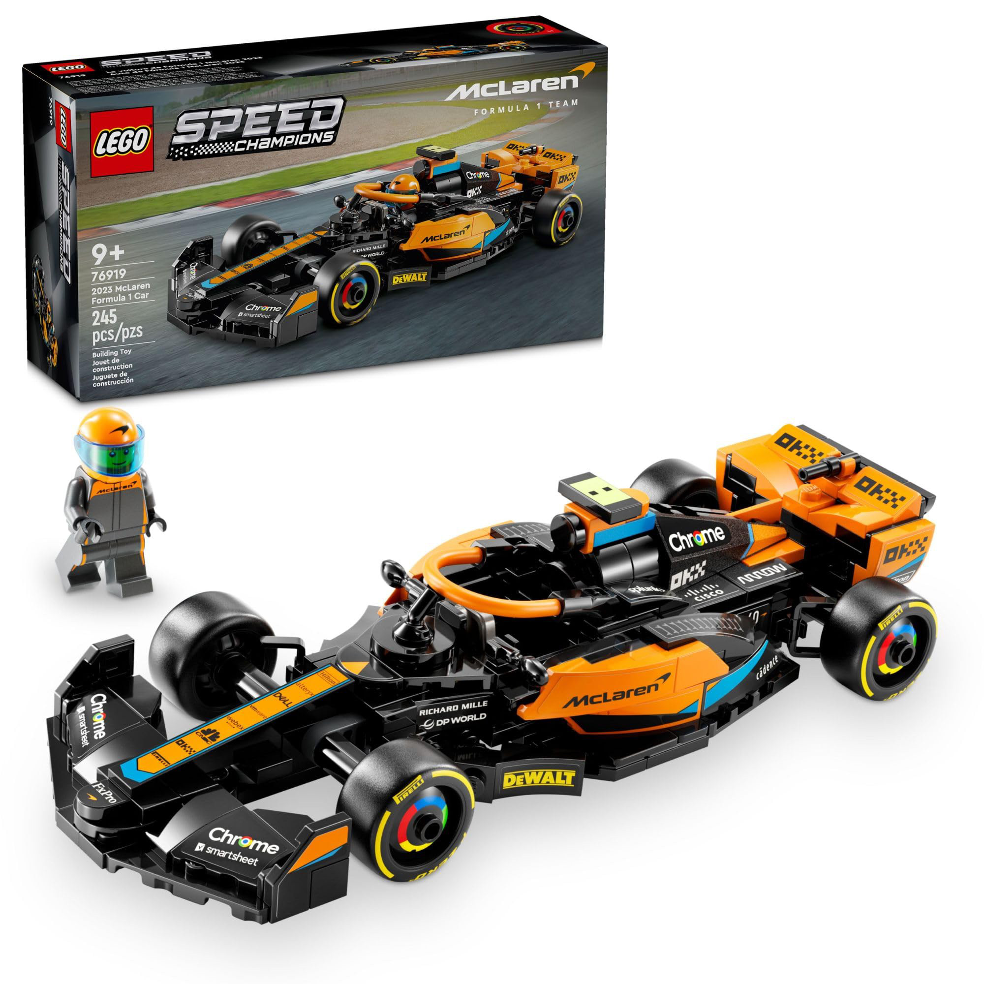 Auto Mclaren F1 Lego 245 Piezas