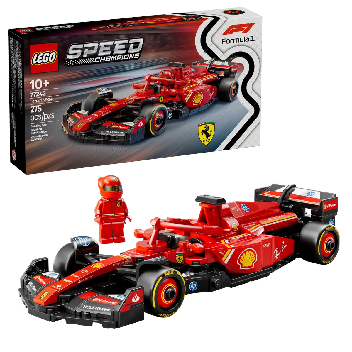Auto F1 Ferrari SF-24 Lego 275 Piezas