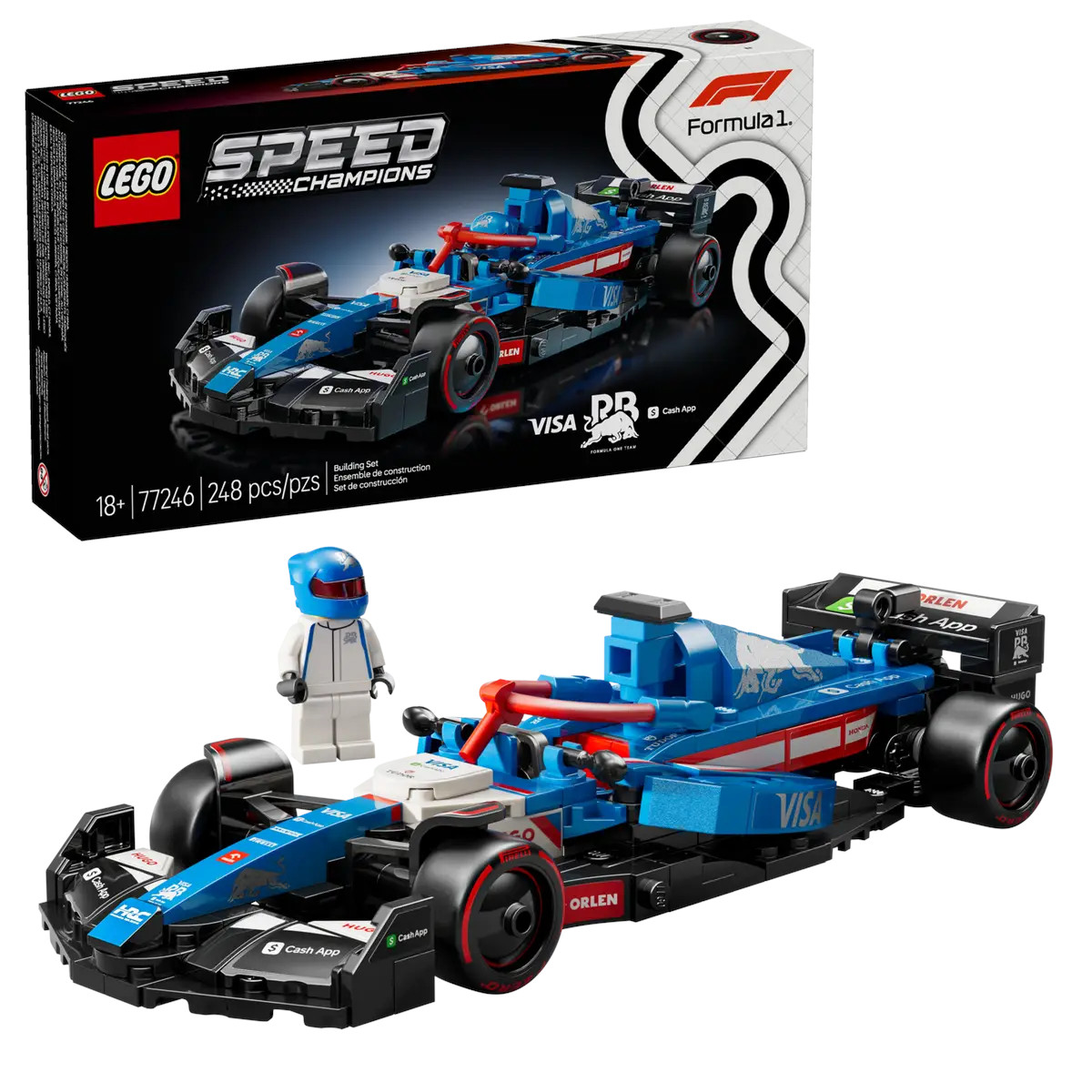 Auto RB VCARB-24 F1 Lego 248 Piezas