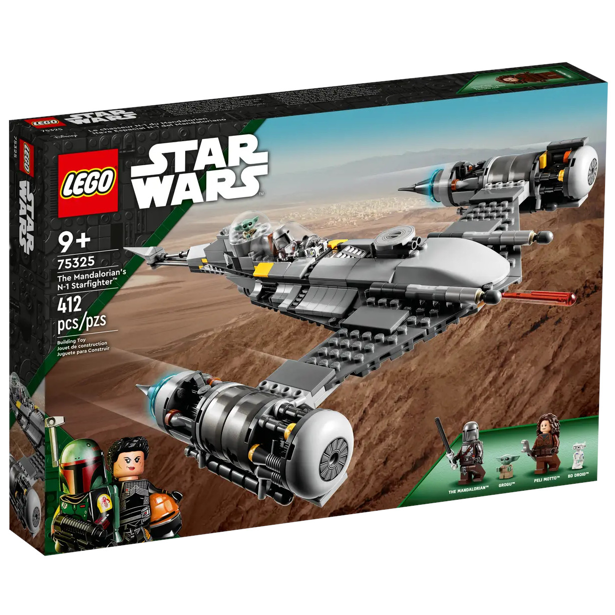 Caza Estelar Mandaloriano Lego 412 Piezas
