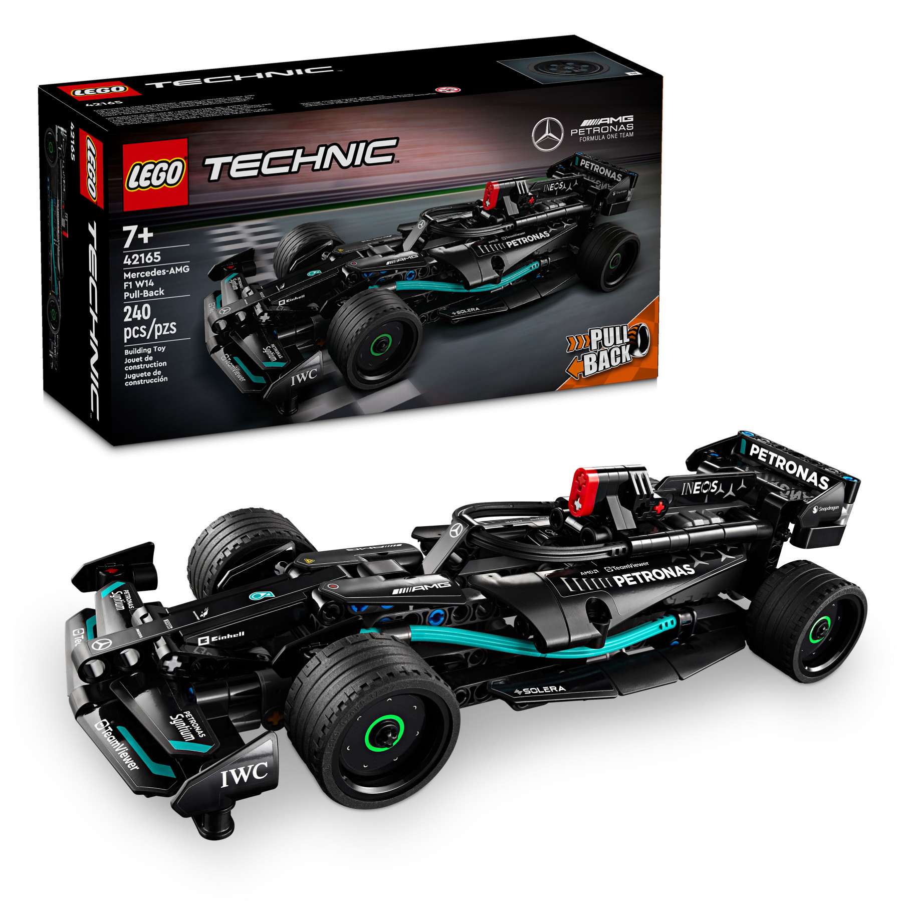 Auto Mercedes AMG F1 Lego 240 Piezas
