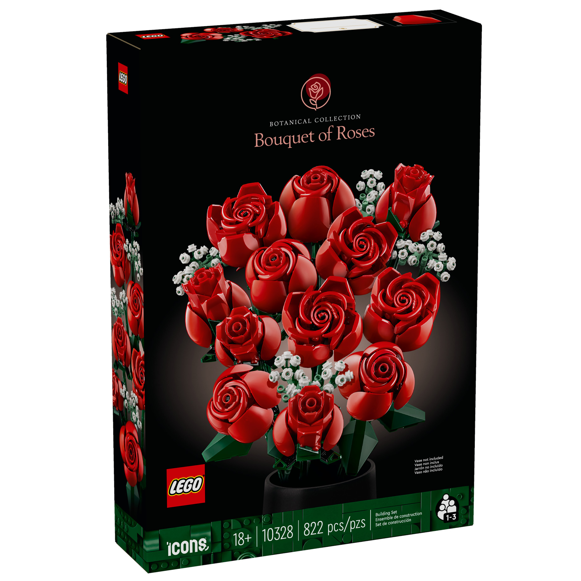 Ramo de Rosas Lego 822 Piezas