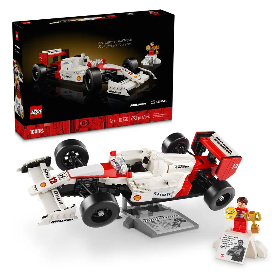 Auto Mclaren MP4 Ayrton Lego 693 Piezas