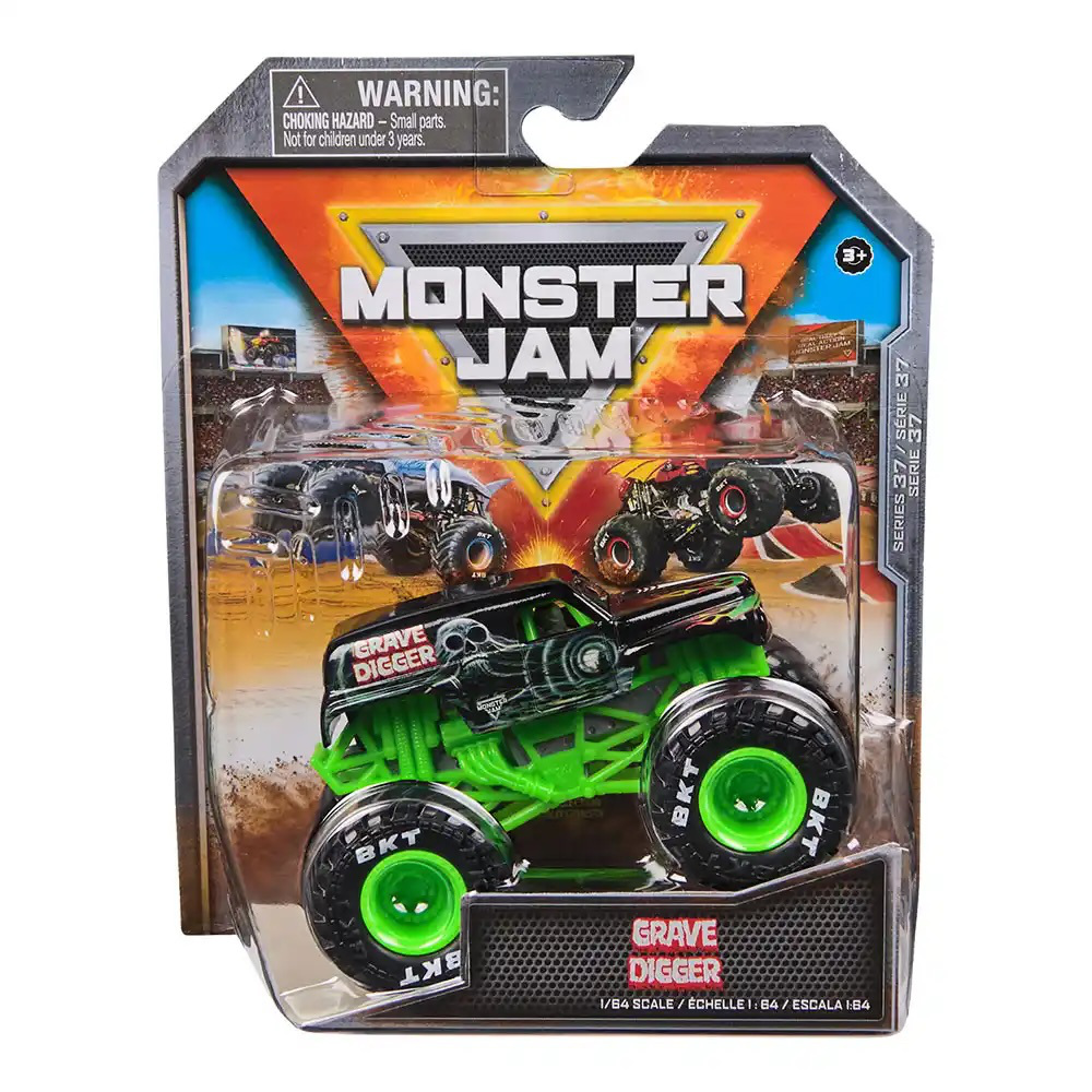 Vehículo True Meta Monster Jam Verde y Negro