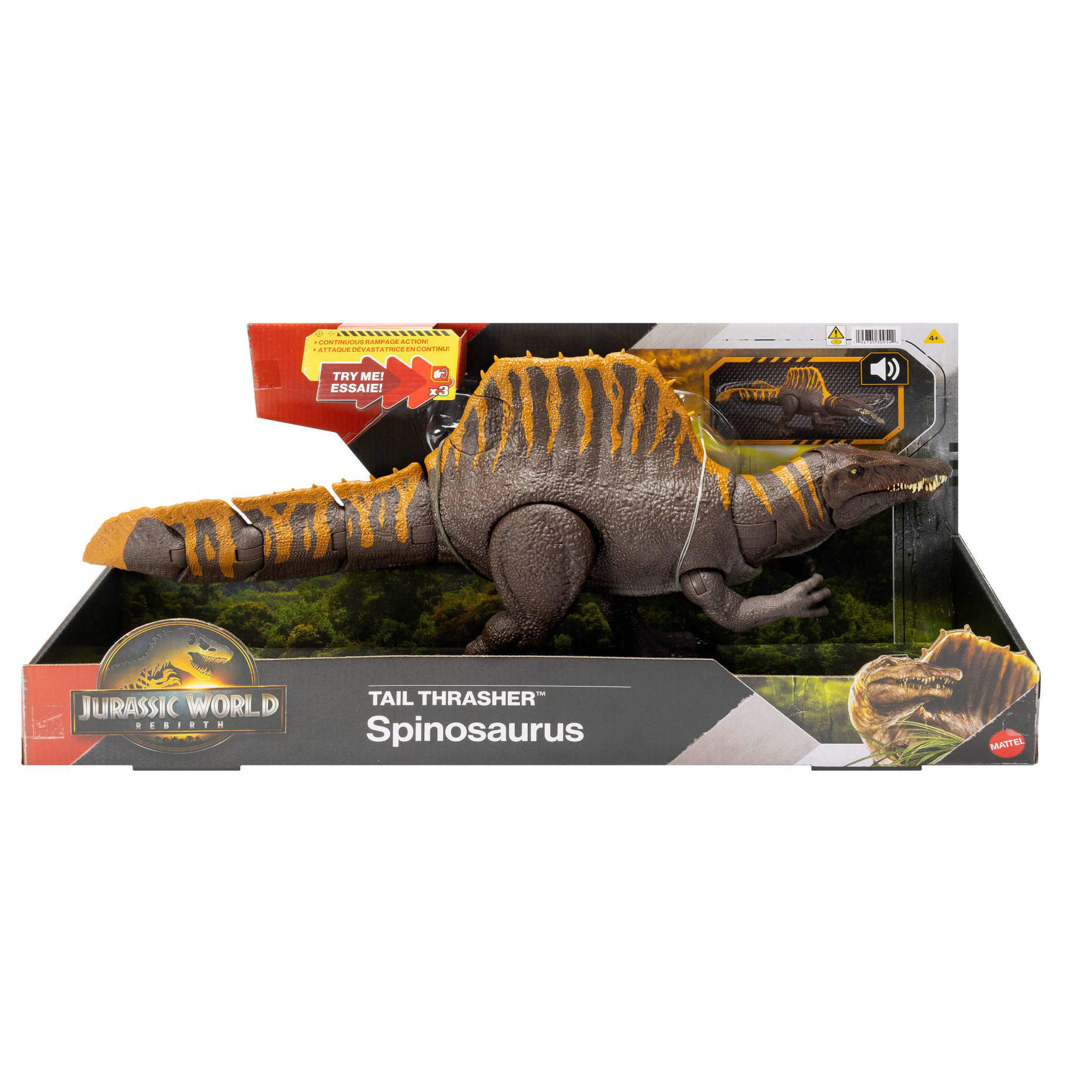 Dinosaurio Spinosaurus con Función de Mordida y Lanzamiento