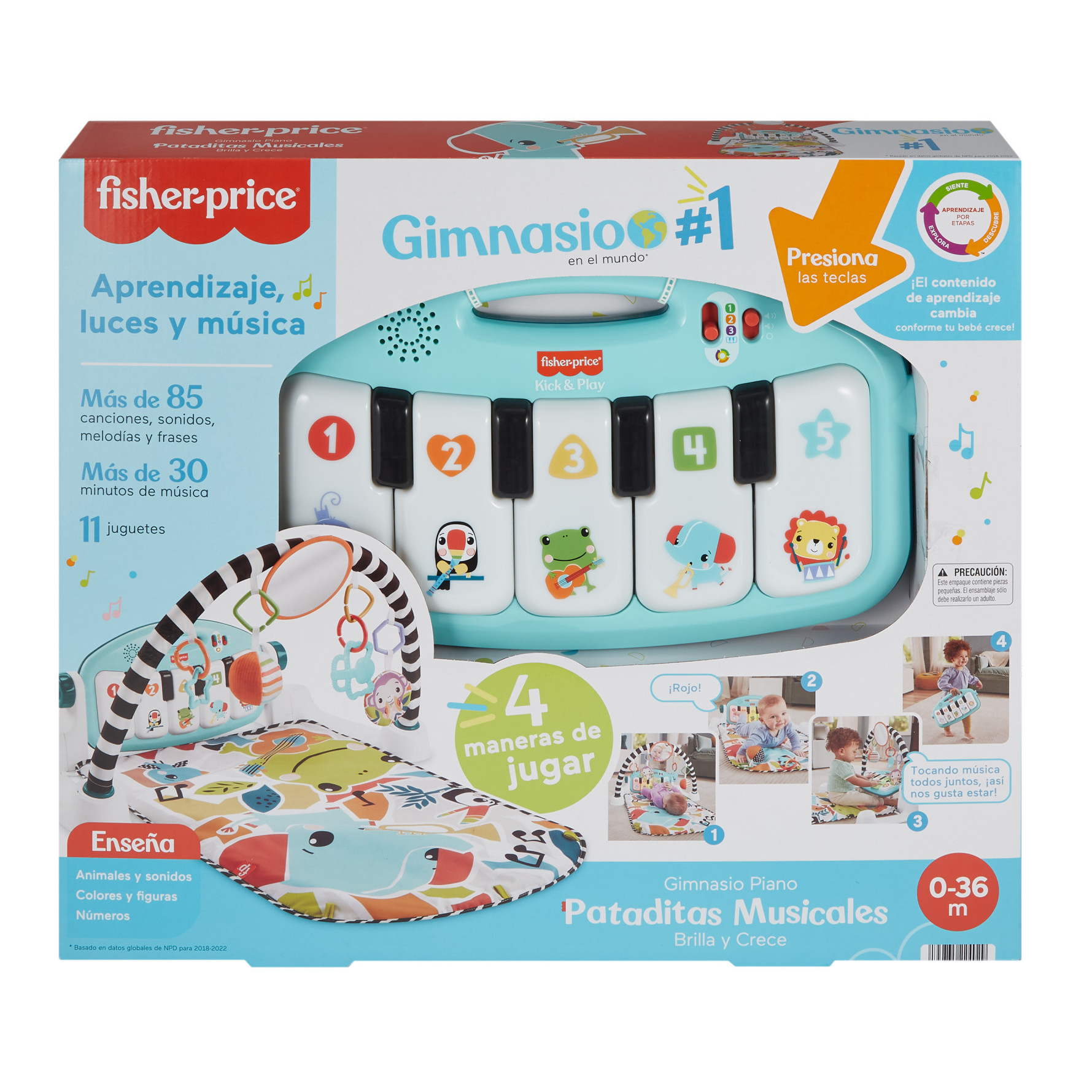 Gimasio para Bebes con Piano y Actividades