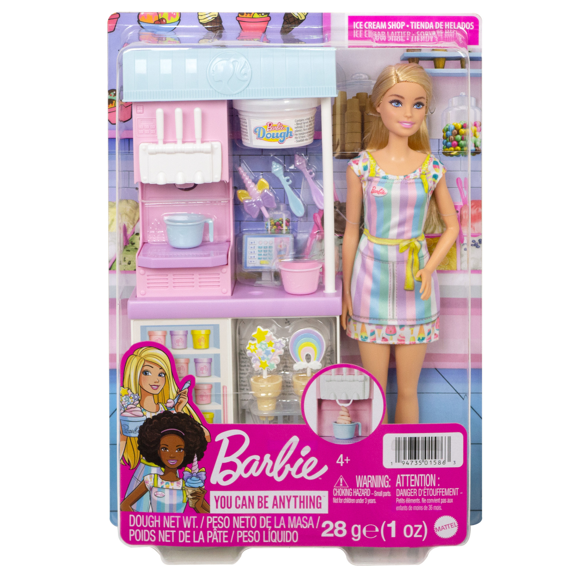 Muñeca Barbie Set Heladería