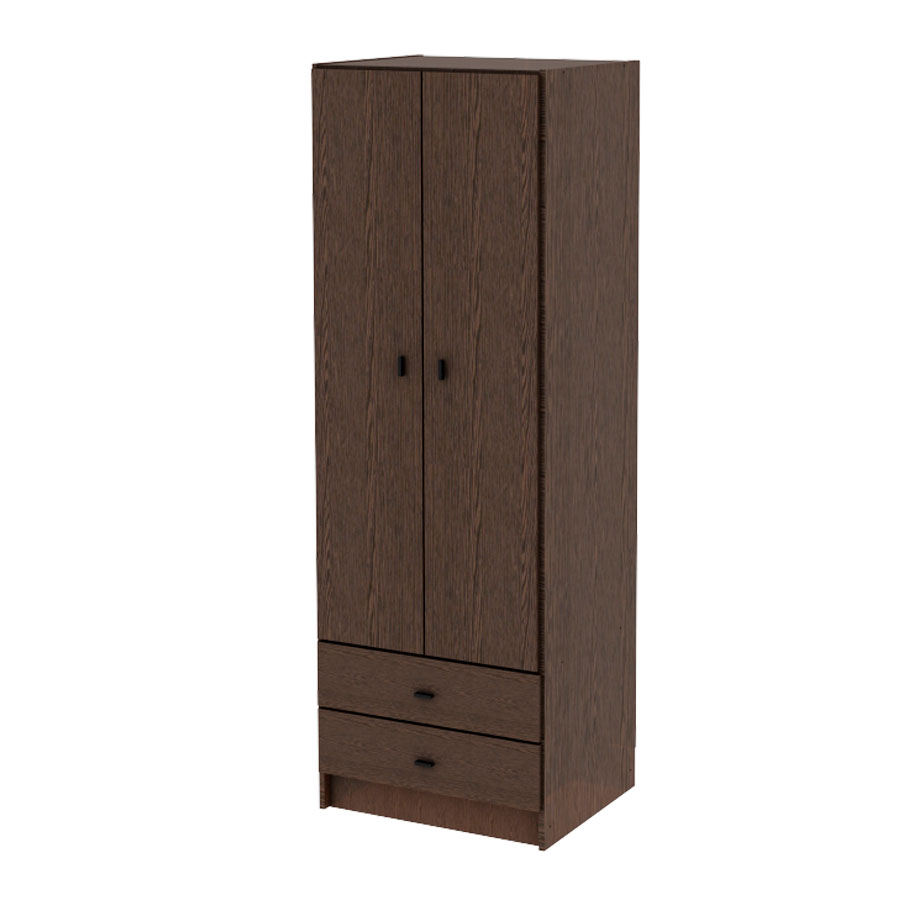 Placard Centro Estant 2 Puertas 2 Cajones Wengue R2W