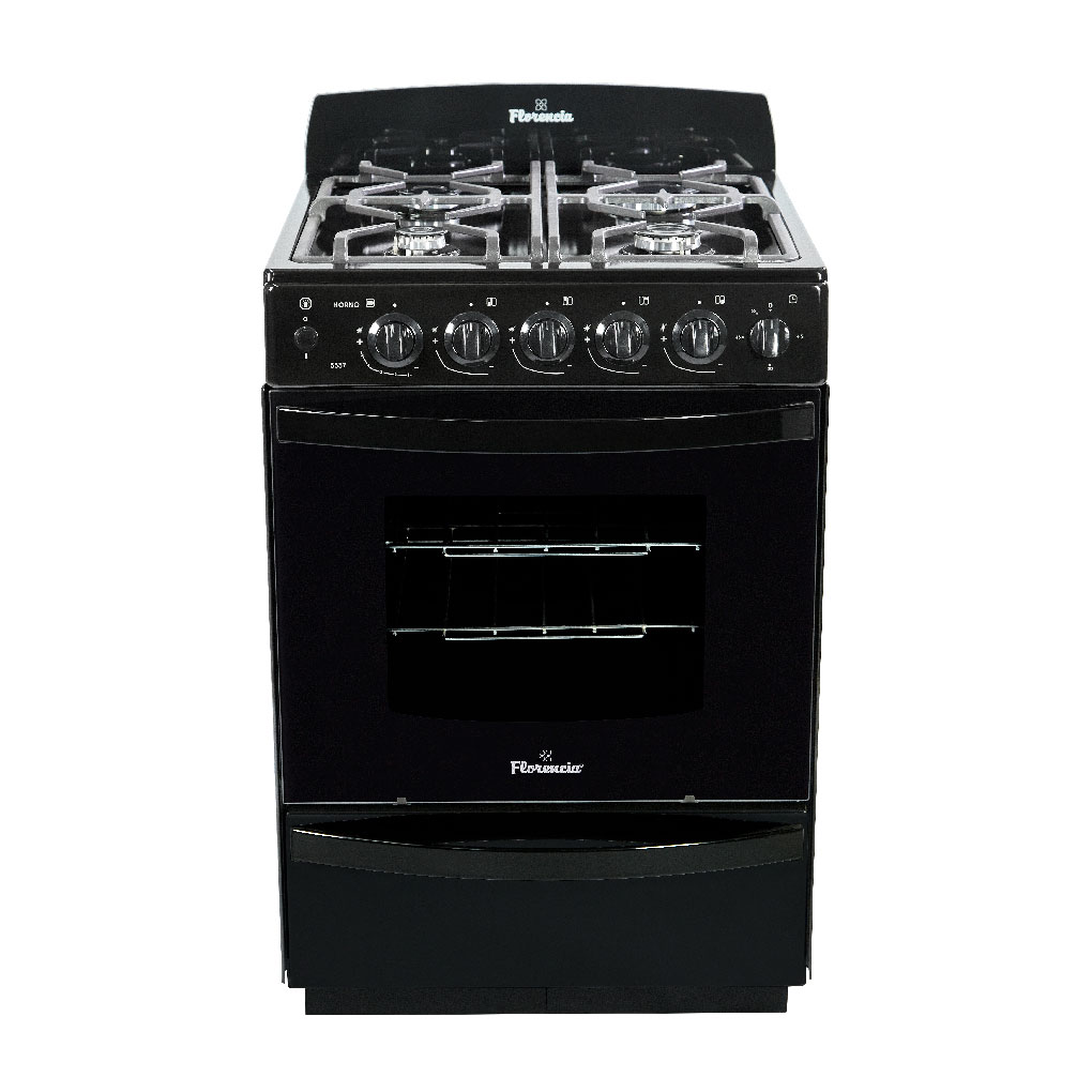 Cocina Florencia Multigas 56 Cm Flor 5547 Negra