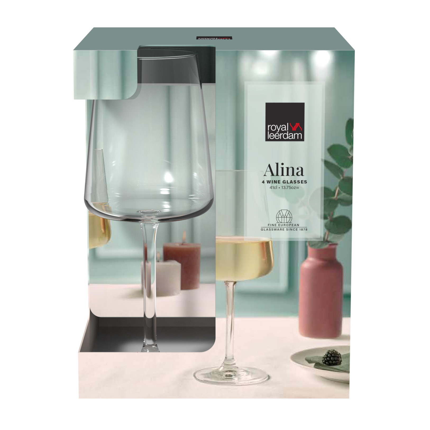 Set de Copas Vino x4 Unid. Alina 390 Ml
