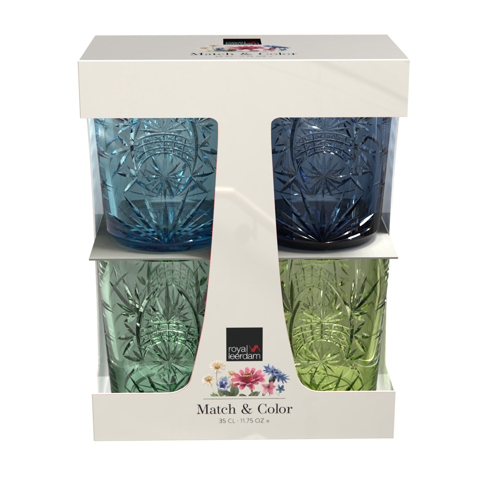 Set de Vasos x4 Unid. Starla 350 Ml