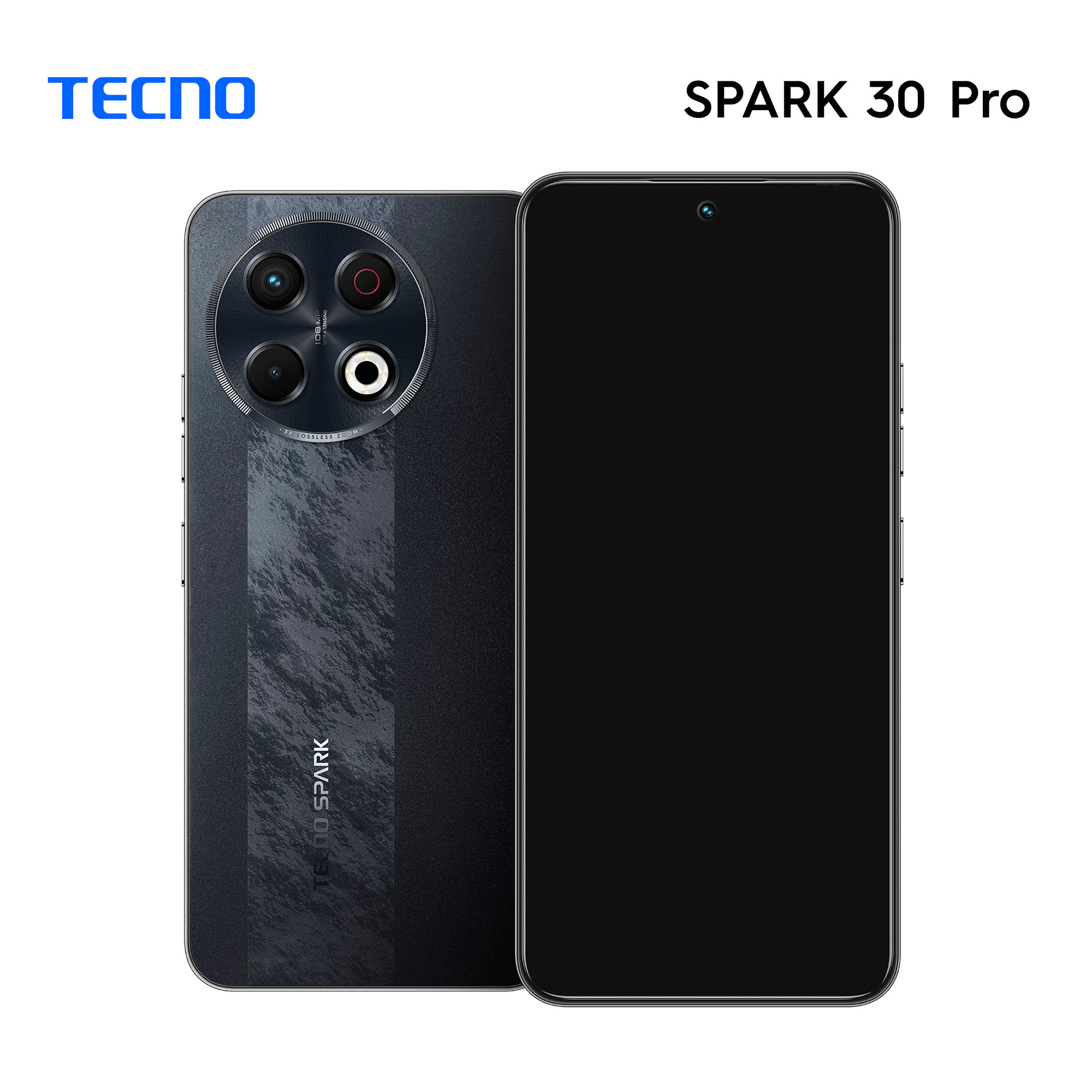 Celular Tecno Spark 30 Pro 128GB Negro
