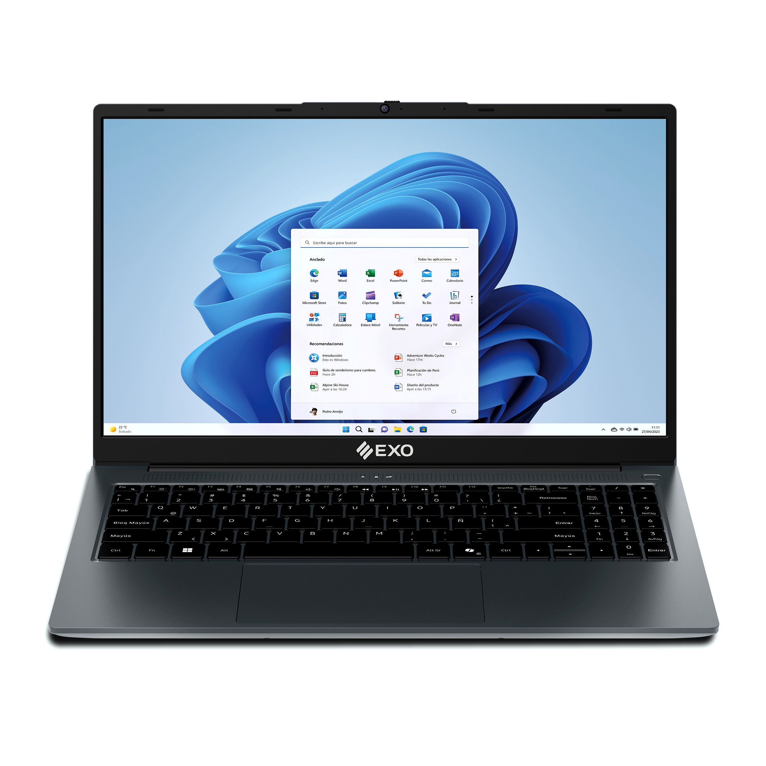 Notebook Exo 15,6" Ryzen 3 8GB 256GB SSD W11 R35