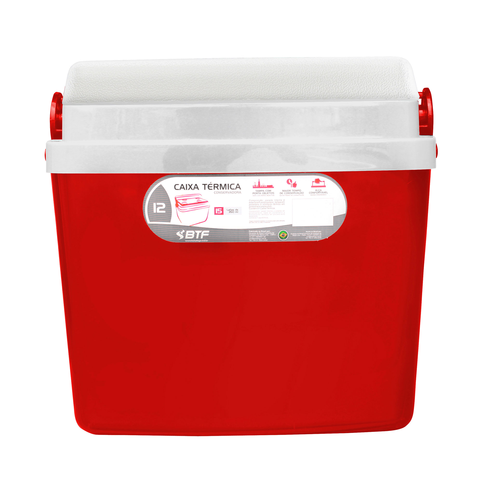 Conservadora Botafogo 12 Lts Roja