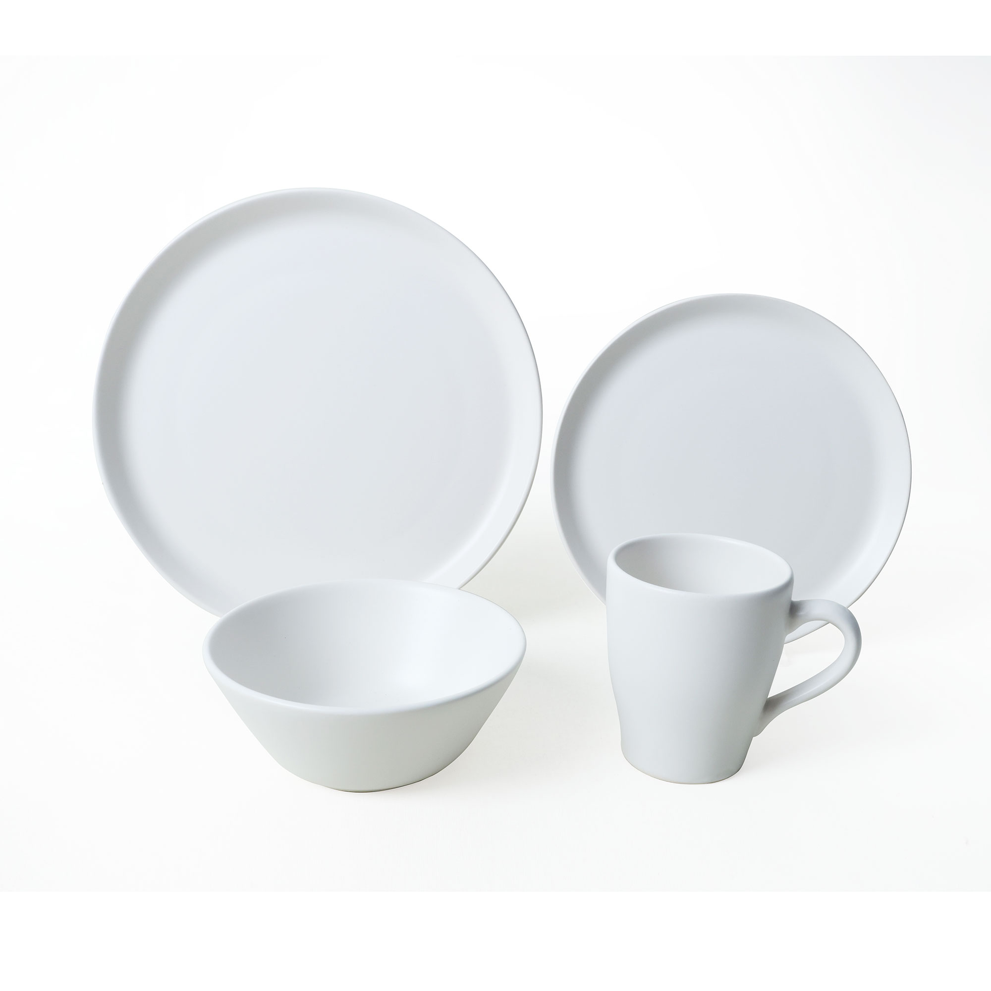 Set de Vajilla 18 Piezas Aston Blanco