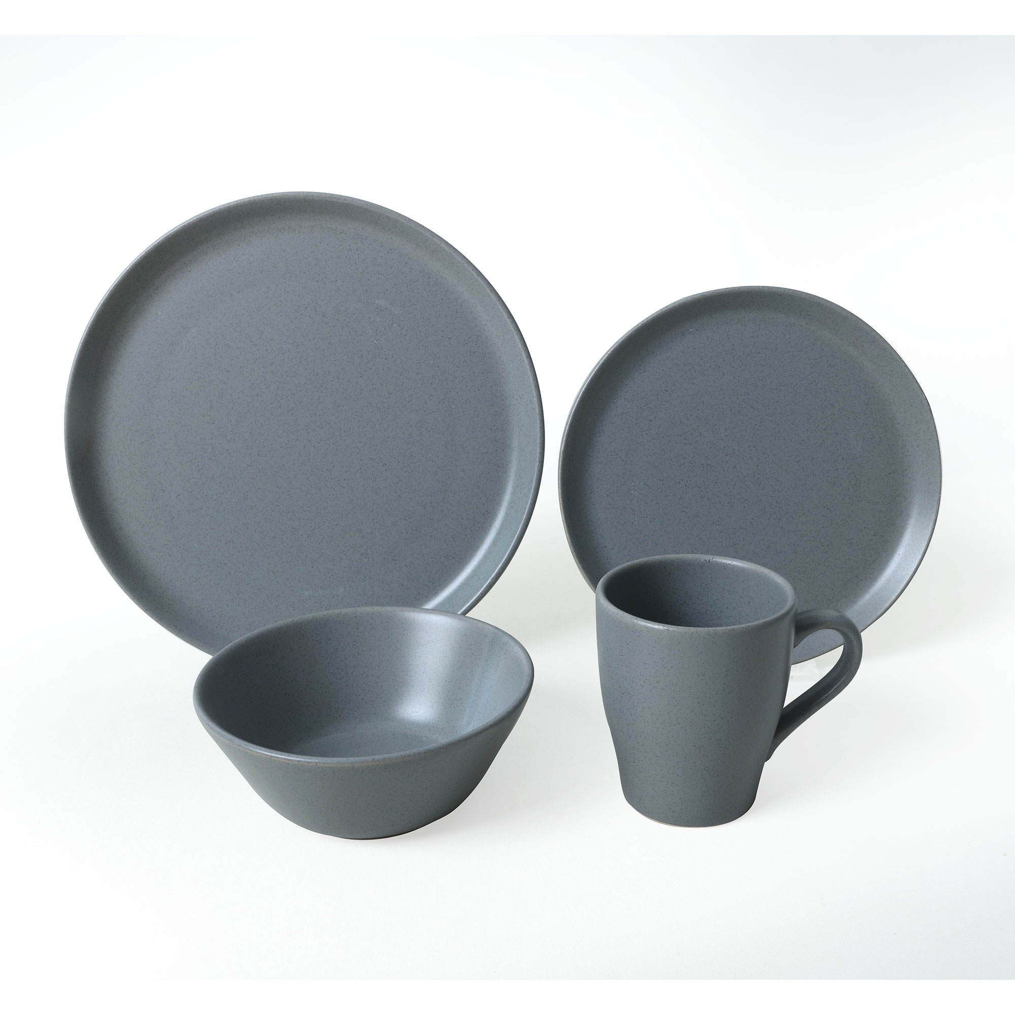 Set de Vajilla 16 Piezas Aston Gris