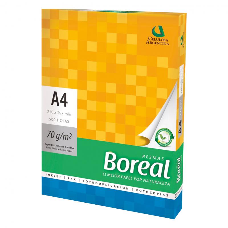 Resma Boreal Multifunción Lisa 500 Hojas A4 70 Gr La Anónima Online 8582