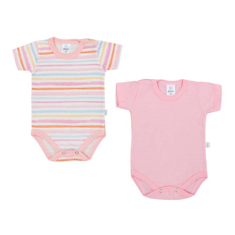 Pack X2 Bodies Beba Combinado Rosa Talle 2 - La Anónima Online